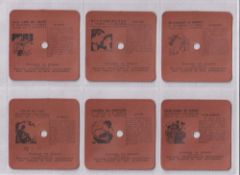Cigarette cards, France, Regie Francaise, Miniature Gramaphone Records, 14 different (gd/vg)