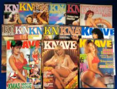 Glamour magazines, Knave, a collection of approx. 40 issues with dates ranging between the 1980's to