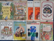 Advertising, Guinness, 9 Guinness Doctor's Books from the 1950s and 60s and featuring famous
