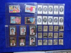 Cigarette / Trade cards, Football selection in modern album, pre and post war examples. Issuers