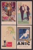 Advertising, a collection of 8 foreign tobacco advertising postcards INC. Roelof's Cigars, Sigaretto