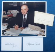 Autographs, Scientists, Engineers and Businessmen, Geoffrey de Havilland (1882-1965) British