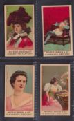 Cigarette cards, Japan, Murai Bros, Actresses 'MUREG' four cards, A Busby, A Darl, Esparanza & L
