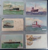 Postcards, Shipping, a selection of approx. 313 shipping cards, mostly merchant and liners, also