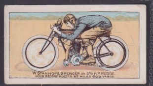 Cigarette card, Taylor Wood, Motor Cycle Series, type card, no 6 (gd) (1)