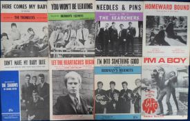 Sheet Music, 44 pieces of sheet music from the 1950s and 60s to include The Who I'm A Boy, Manfred