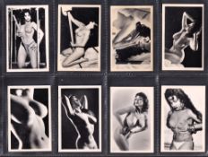 Cigarette cards, Raymond Revuebar, Striptease Artists 15/25 . (1 publisher credit blacked out on