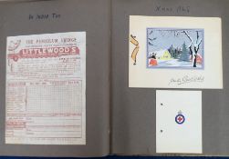 Military, album containing approx. 52 items collected by Sergeant K. Rich from Amersham (medical),