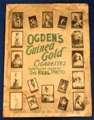 Advertising, Ogden's, a cardboard shop display advertisement for Ogden's Guinea Gold Cigarettes,