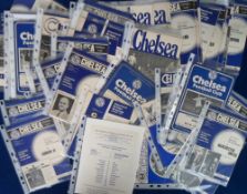 Football programmes, Chelsea FC, a collection of 300+ mostly Home programmes, mainly 1960's onwards,