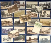 Postcards, Wiltshire, a selection of approx. 43 cards, with RPs of Market Square Chippenham,