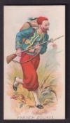 Cigarette card, Taddy, Royalty, Actresses & Soldiers, type card, French Zouave (gd) (1)