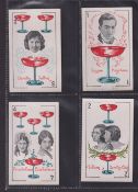 Trade cards, Spain, Domingo Marco, Cinema Stars, 'XL size, 4 sets (12 cards in each set),