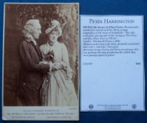 Theatre, Sir Henry & Ellen Terry, cabinet photo, from The Vicar of Wakefield, only authorised