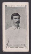 Cigarette card, Gabriel, Cricketers Series, type card, no 7 T. Richardson, Surrey (slight corner