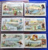 Trade cards, 37 turn of the century cards, including Arbuckle Coffee (25), Holloway (7) & other