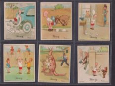 Cigarette cards, Wix, Henry, 5 'L' size sets, 'A' Series, 2nd Series(With Album Price), 3rd