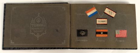 Tobacco silks, Turmac, Olympic Flags (set of 72 miniature flags laid down in special album) (gd)