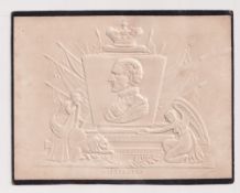 Ephemera, Duke of Wellington (1769-1852), an embossed cream funeral card with black edge (approx.