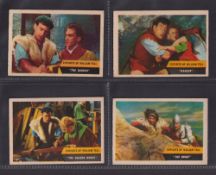Trade cards, two sets, A&BC Gum, Exploits of William Tell, 'X' size (36 cards) & Master Vending A