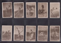 Cigarette cards, South America, Bigott, Venezuelan Baseball Players (1943), 35 different cards (gen.