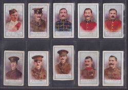 Cigarette cards, Gallaher The Great War (VC Heroes) (8 sets of 25 cards numbered 1 to 200) (mixed