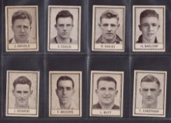 Trade cards, Football, Barratt Famous Footballers 1939/40 'E' BAR285 numbered, 46 cards including