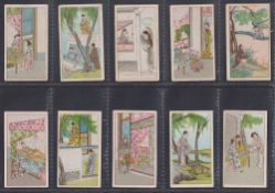 Cigarette cards, Japan, Murai Bros, Chinese Series (set, 30 cards) (gd)