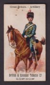 Cigarette card, British & Colonial Tobacco Co, Armies of the World, type card, Great Britain-