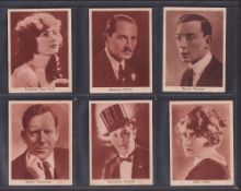 Cigarette cards, Holland, Universal Cigarette Works, Film Stars, (Numbered 201-300) 'L' size, 61