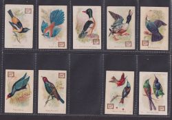 Trade cards, Church & Dwight, Beautiful Birds, New Series (Standard), (51/60 missing nos 8, 11,