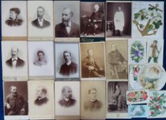 Ephemera, a selection of approx. 300 Victorian greetings cards and 28 cabinet cards. Greetings cards