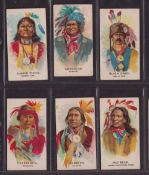 Cigarette cards, USA, BAT, Indian Chiefs (46/50, missing numbers 2, 3, 34, 49). Includes Sitting