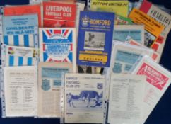 Football programmes, Chelsea FC, a collection of 225+ Away programmes 1960's onwards, mostly from