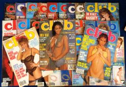 Glamour magazines, Club International, a collection of 60+ issues with dates ranging between