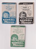 Trade issues, USA, Goudey Gum, Baseball Movies (Flicker Books), three issues, Bob Feller Part 1 no 8
