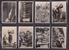 Cigarette cards, Pattreiouex, Sporting Events and Stars M size (58/96 + 2 duplicates). Includes