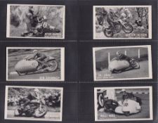Trade cards, Castrol, Famous Riders (set, 18 cards) (vg)
