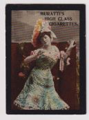 Cigarette card, Muratti, Beautiful Women, 'M' size, Ref H284 picture no 330 (gd)