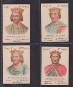 Trade cards, Mazawattee Tea, Kings & Queens, 'X' size (set, 39 cards) (checklist only fair, rest