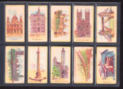 Trade cards, Barratt, Prominent London Buildings (set 12 cards) (mostly fair)