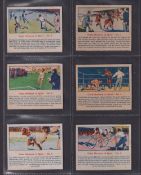 Trade cards, Quaker Oats, Great Moments of Sport (Package issue) 'L' size (set, 36 cards) inc. Jesse
