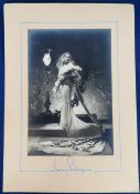 Photograph, Norman Parkinson, a black and white signed photograph of model Bettine Milton in a