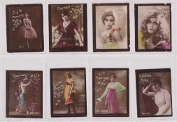 Cigarette cards, Algeria, Melia, Actresses, 'M' size, a collection of 80 different hand-coloured
