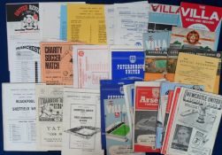 Football programmes, a collection of approx. 180 programmes, 1950's onwards, mainly reserve