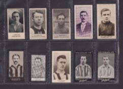 Cigarette / Trade cards, Football, 23 type cards including Anon Footballers HZ4 (2), Hill Famous