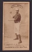 Cigarette card, USA, Goodwin & Co, Old Judge photographic Baseball card ref N172, type card,