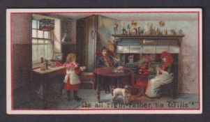 Cigarette card, Wills, Advertisement card, 'It's All Right Father, 'Tis Wills's'' (Eothen Cigarettes