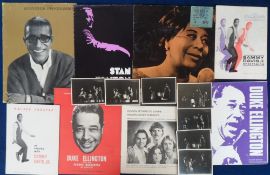 Jazz Programmes and Photos, 8 programmes to include Ella Fitzgerald 1967 complete with ticket,