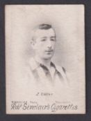 Cigarette card, Robert Sinclair, Footballers, (Black & White on card), type card, J Ostler (some